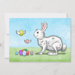 Easter Bunny's Egg Hunt Holiday Kaart
