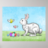 Easter Bunny's Egg Hunt Poster (Voorkant)