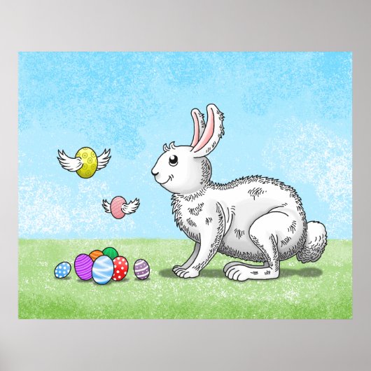 Easter Bunny's Egg Hunt Poster (Voorkant)