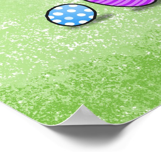 Easter Bunny's Egg Hunt Poster (Hoek)