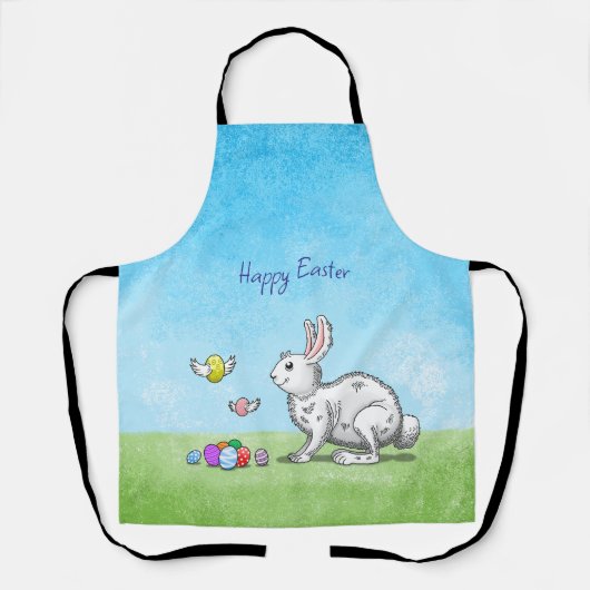 Easter Bunny's Egg Hunt Schort (Voorkant)