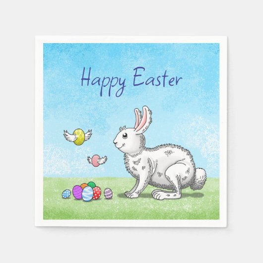 Easter Bunny's Egg Hunt Servet (Voorkant)
