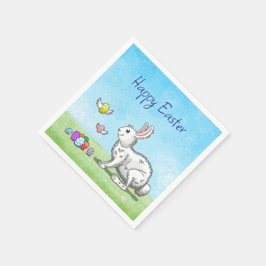 Easter Bunny's Egg Hunt Servet (Hoek)