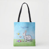 Easter Bunny's Egg Hunt Tote Bag (Voorkant)