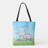 Easter Bunny's Egg Hunt Tote Bag (Achterkant)