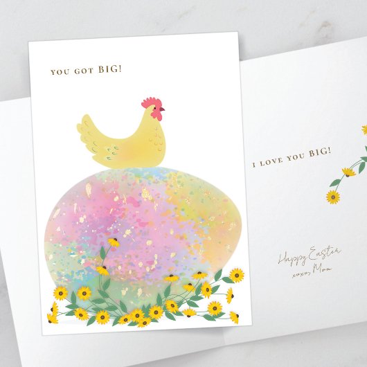 Easter Card from Mom to Adult Child Kaart