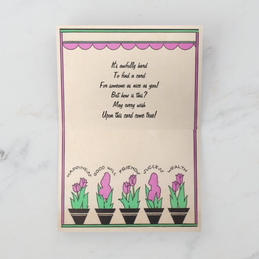 Easter Cheer Scotty Kaart (Binnen)