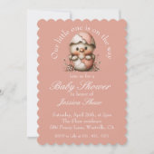Easter Chick Baby Shower Invitation Kaart (Voorkant)