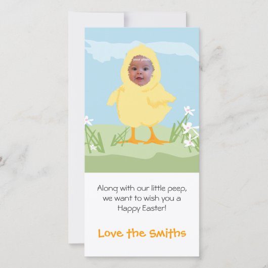 Easter Chick - Foto van Card Feestdagenkaart (Voorkant)