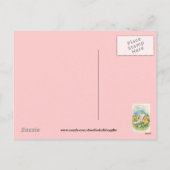 Easter Chick Holiday briefkaart (Achterkant)