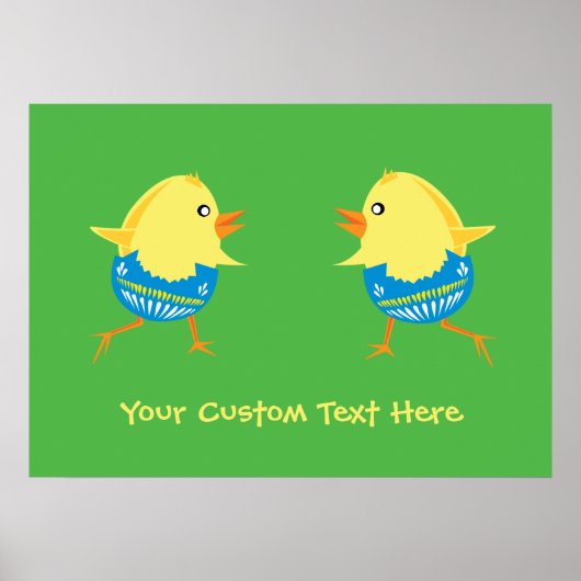 Easter Chicken Custom poster (Voorkant)