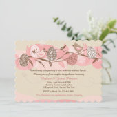 Easter Chicks Couples Baby shower Uitnodiging (Staand voorkant)