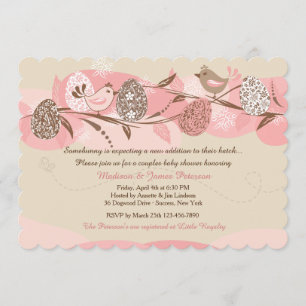 Easter Chicks Couples Baby shower Uitnodiging