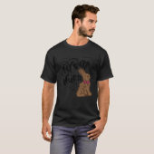 Easter Chocolate Bunny My Butt Hurts Bunny T-shirt (Voorkant volledig)