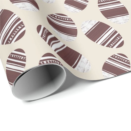 Easter Chocolate Egg Pattern Cadeaupapier (Rol Hoek)