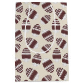 Easter Chocolate Egg Pattern Medium Cadeauzakje (Voorkant)