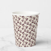 Easter Chocolate Egg Pattern Papieren Bekers (Rechts)