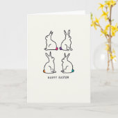 Easter Circle Tail Art Card Kaart (Gele Bloem)