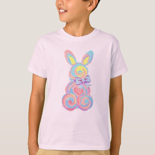 Easter Cotton Snoep Bunny T-shirt (Voorkant)