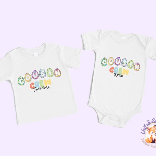 Easter Cousin Crew, Matching Family Cousin Kinder Shirts