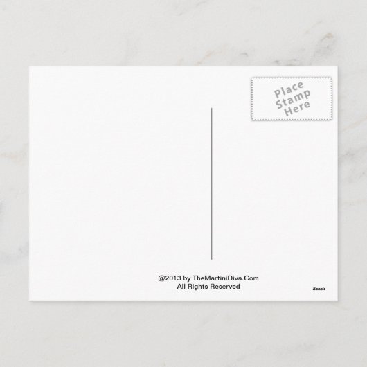 Easter Cream Egg Martini Recept Briefkaart (Achterkant)