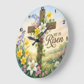 Easter Cross He Is Risen Grote Klok (Hoek)