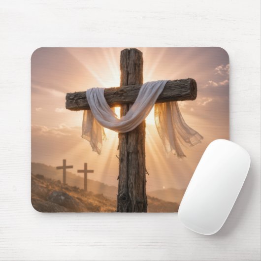 Easter Crosses On a Hill Muismat (Met muis)