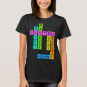 Easter Crossword Puzzle T-shirt (Voorkant)