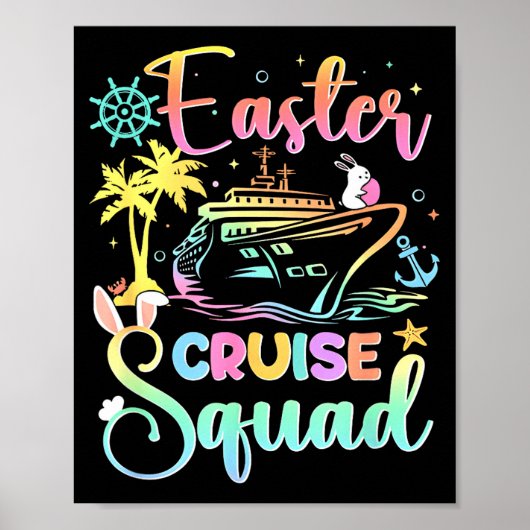 Easter Cruise 2026 Squad Cruising Holiday Family G Poster (Voorkant)