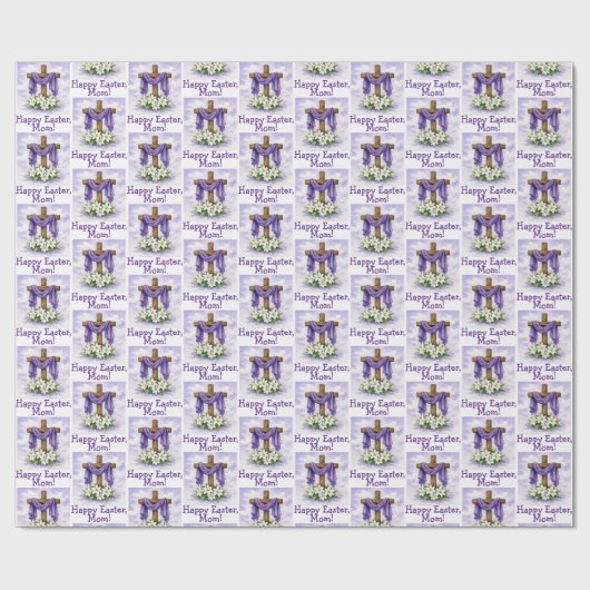 Easter Customizable Wrapping Paper Cadeaupapier (Vlak)