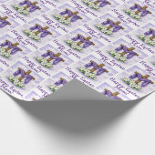 Easter Customizable Wrapping Paper Cadeaupapier (Hoek)
