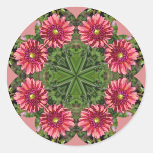 EASTER Dahlia ~ Ronde Sticker