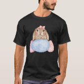 Easter day Cute Easter Bunny Holding Easter Eggs f T-shirt (Voorkant)