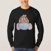 Easter day Cute Easter Bunny Holding Easter Eggs f T-shirt (Voorkant)