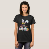 Easter Day I am Teacher Bunny Teacher Life Easter  T-shirt (Voorkant volledig)