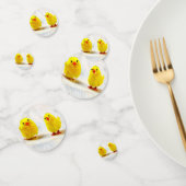 Easter Decoration - chicks in a row Confetti (Groep)