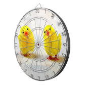 Easter Decoration - chicks in a row Dartbord (Voorkant Rechts)