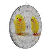 Easter Decoration - chicks in a row Dartbord (Voorkant Links)