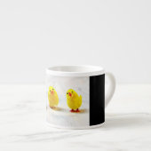 Easter Decoration - chicks in a row Espresso Kop (Voorkant rechts)