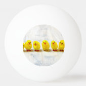 Easter Decoration - chicks in a row Pingpongbal (Voorkant)