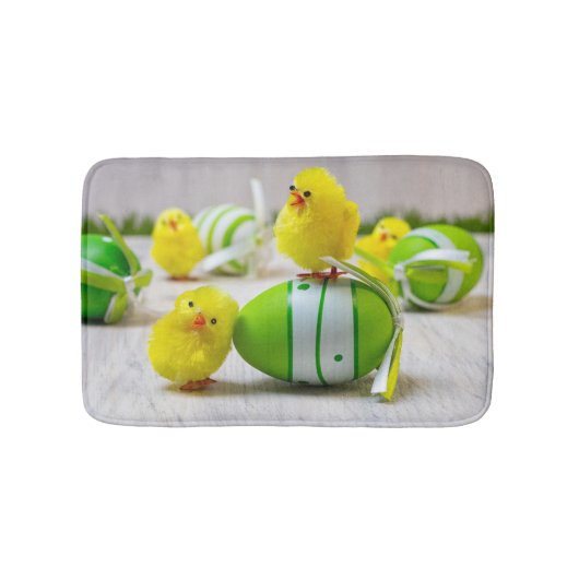 Easter Decoration - Easter egg and chicks Badmat (Voorkant)