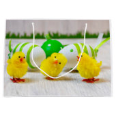 Easter Decoration - Easter egg and chicks Groot Cadeauzakje (Voorkant)