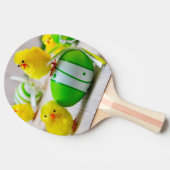 Easter Decoration - Easter egg and chicks Tafeltennisbatje (Zijkant)