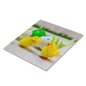 Easter Decoration - Easter egg and chicks Tegeltje (Zijkant)