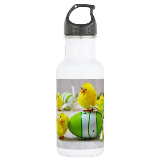 Easter Decoration - Easter egg and chicks Waterfles (Voorkant)