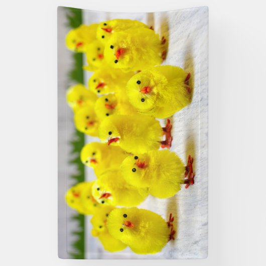 Easter Decoration Group of chicks Spandoek (Verticaal)