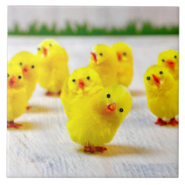 Easter Decoration Group of chicks Tegeltje