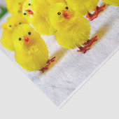 Easter Decoration Group of chicks Tissuepapier (Detail)