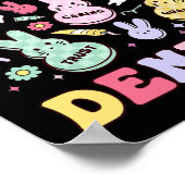 Easter Dentist Retro Rdh Dental Hygienist Squad Bu Poster (Hoek)