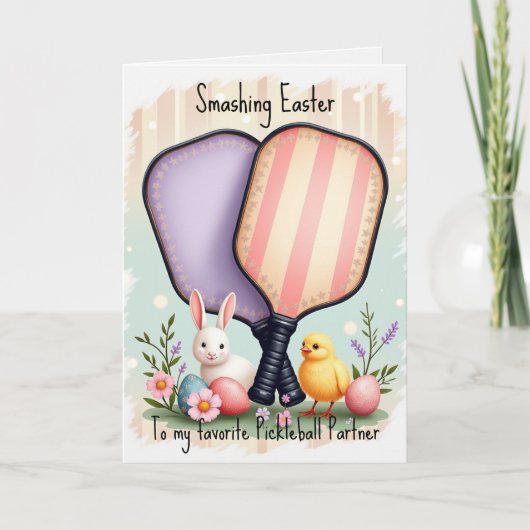 Easter Dinks & Paddle Winks Feestdagen Kaart (Voorkant)